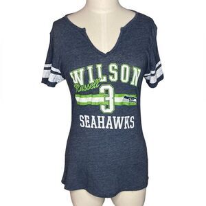 Majestic Seahawks Wilson Jersey Tee Shirt Woman’s Size M